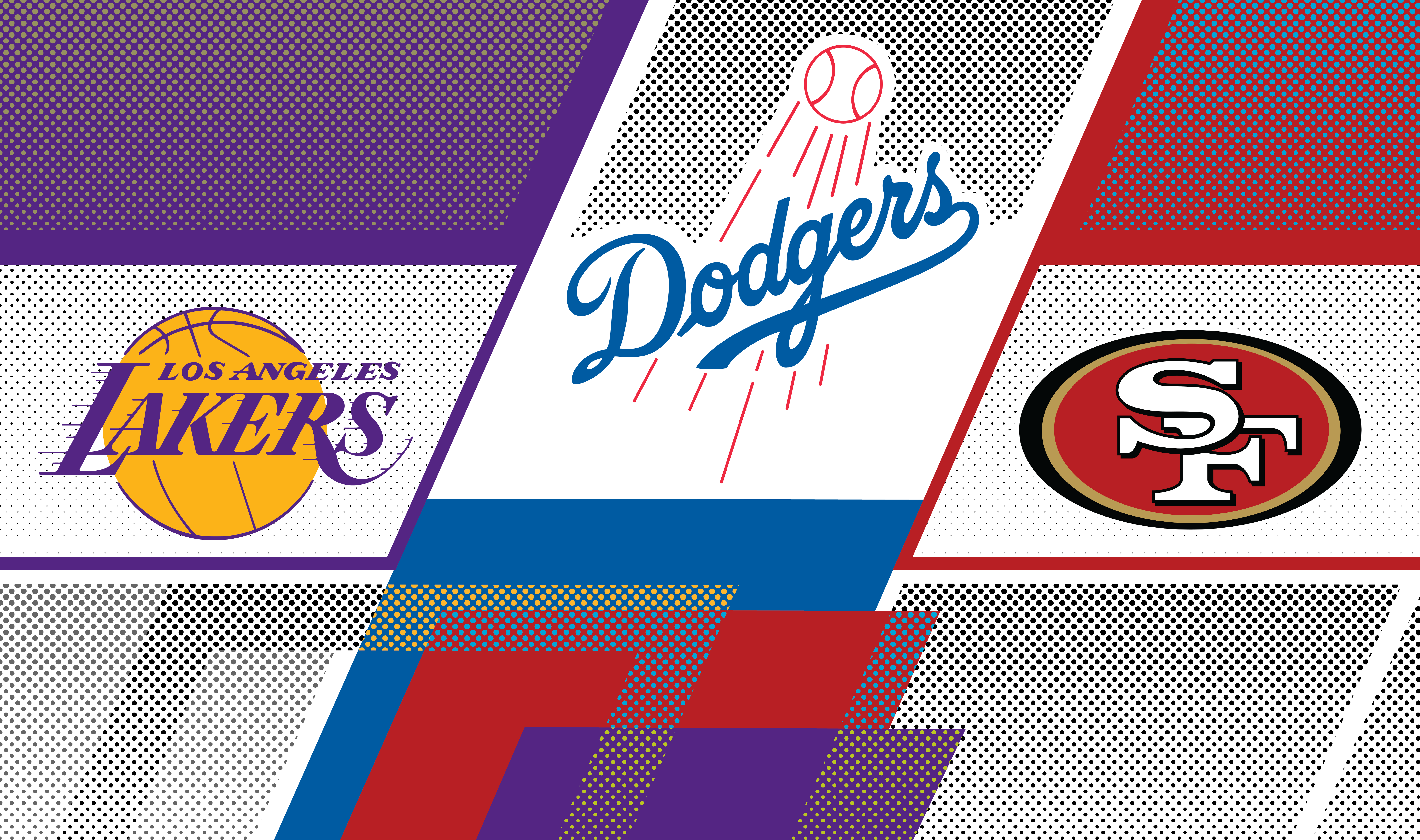 Lakers Dodgers 49ers